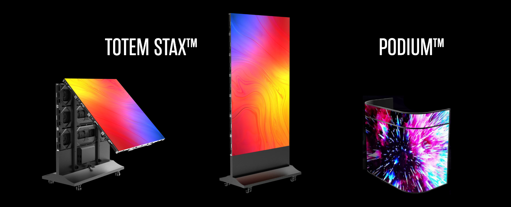 HOLODECK™ TOTEM STAX™ and PODIUM™