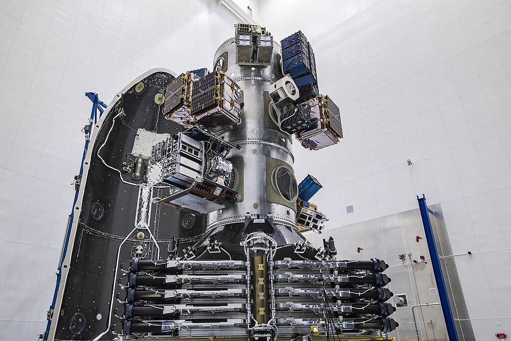 Three ICEYE SAR satellites on the SpaceX launch vehicle.