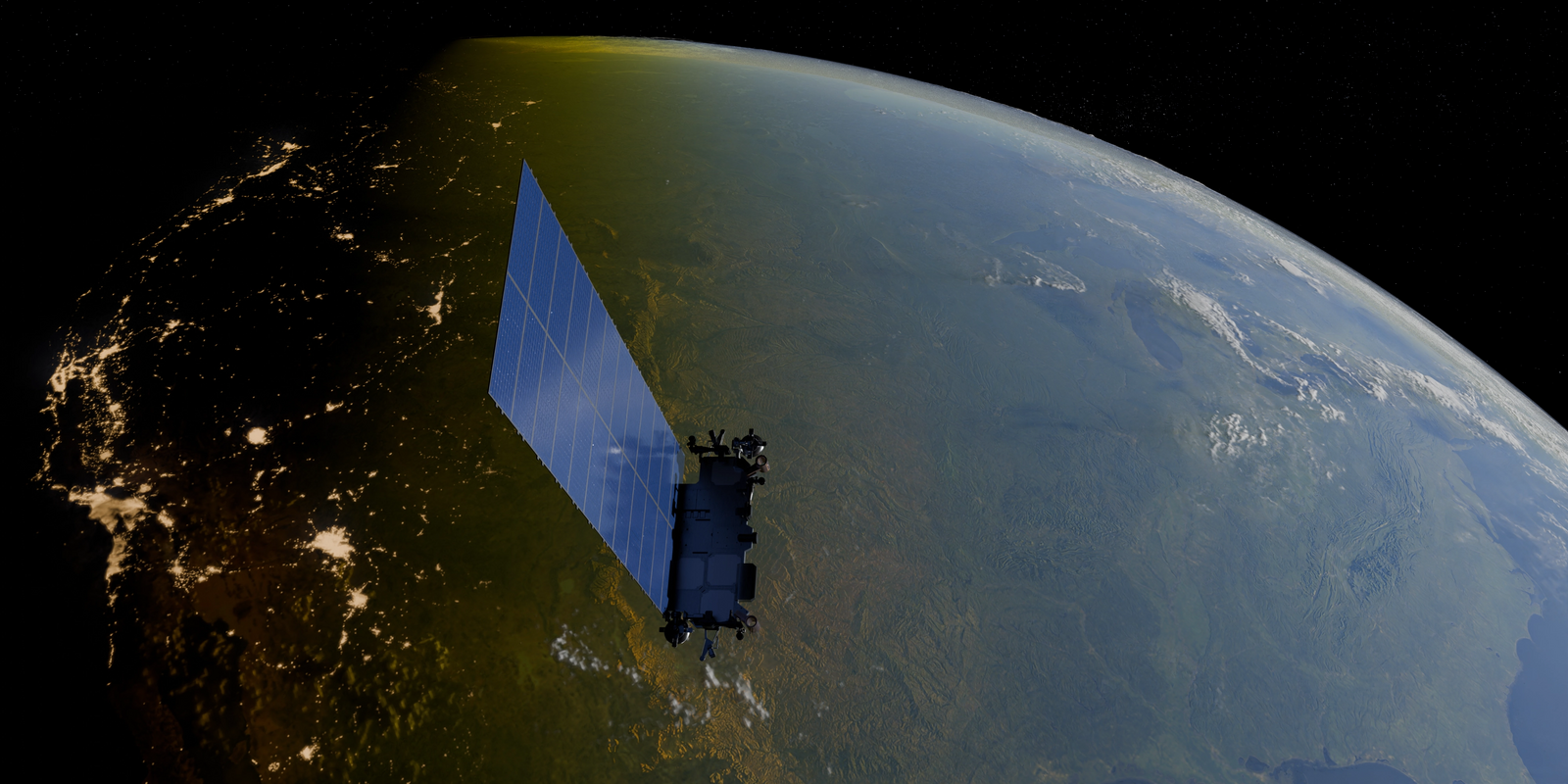 Starlink satellite model