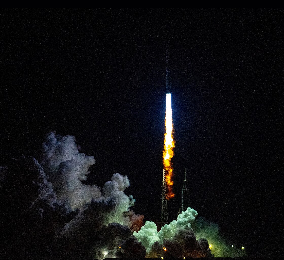A New Glenn rocket launches from Space Launch Complex 36 at Cape Canaveral Space Force Station, Jan. 16, 2025. The New Glenn rocket marked the first launch from Space Launch Complex 36 in 20 years.