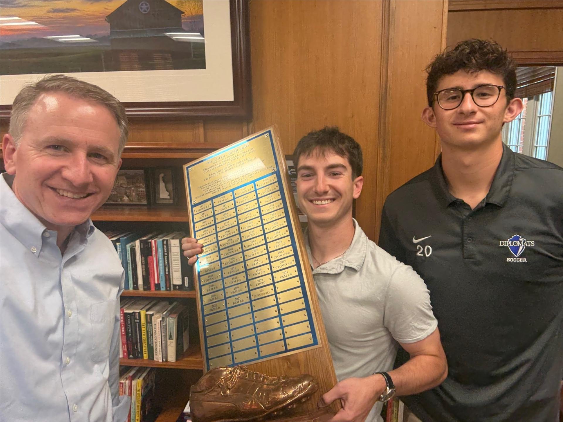 F&M Men’s Soccer Reclaims Smith-Herr Boot Trophy