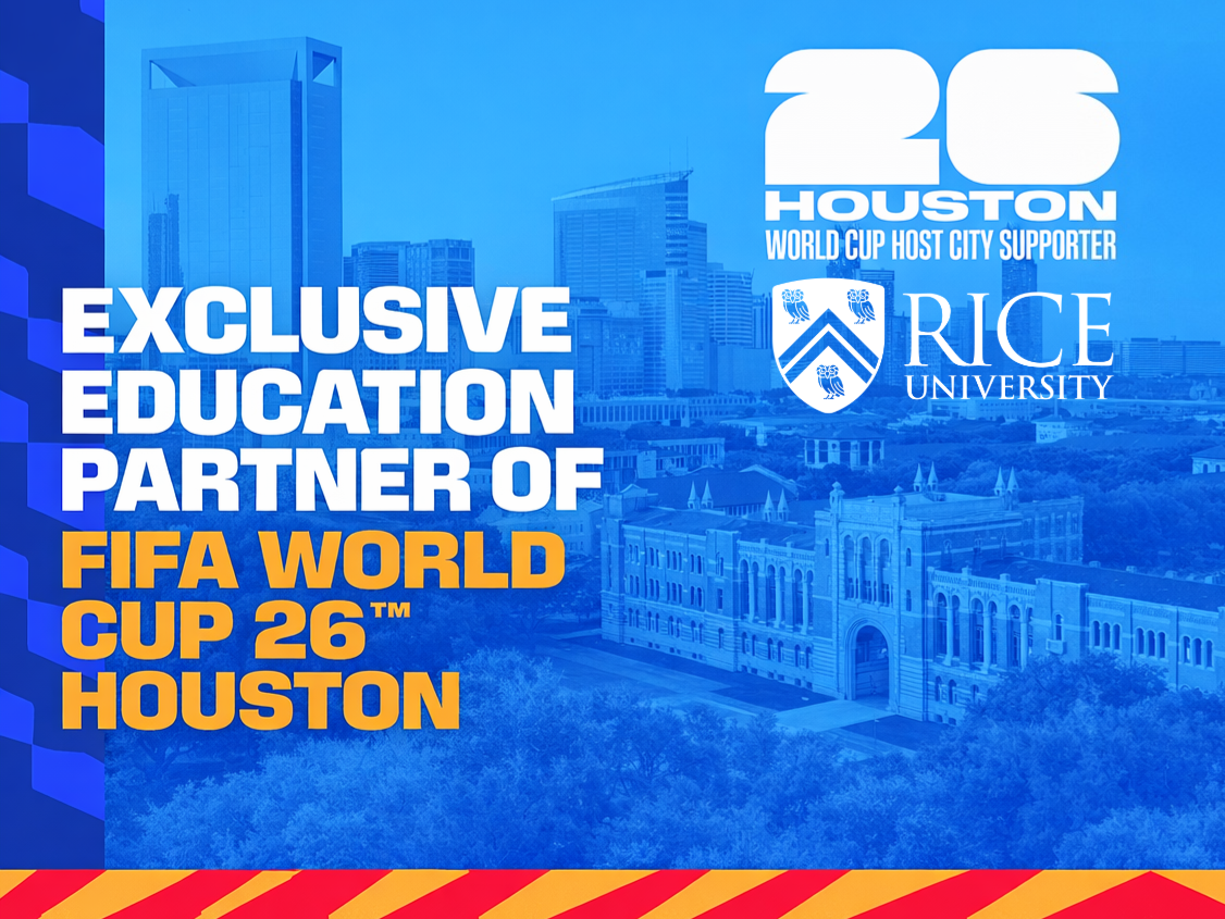 Rice University named Official Houston World Cup 2026 Host City Supporter