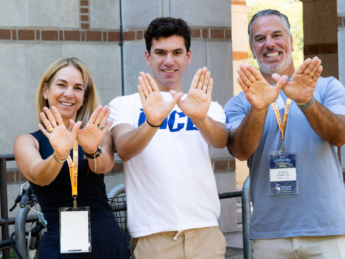 Enjoy the Rice experience at Families Weekend, Oct. 3-4!