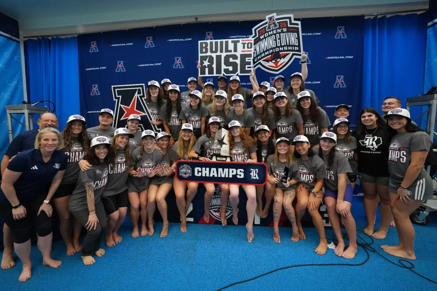 Rice wins second American Swimming and Diving Championship