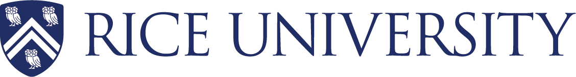 blue letters on a black background