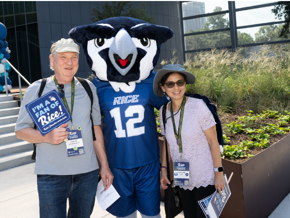 Families Weekend celebrates connection, community and Rice pride