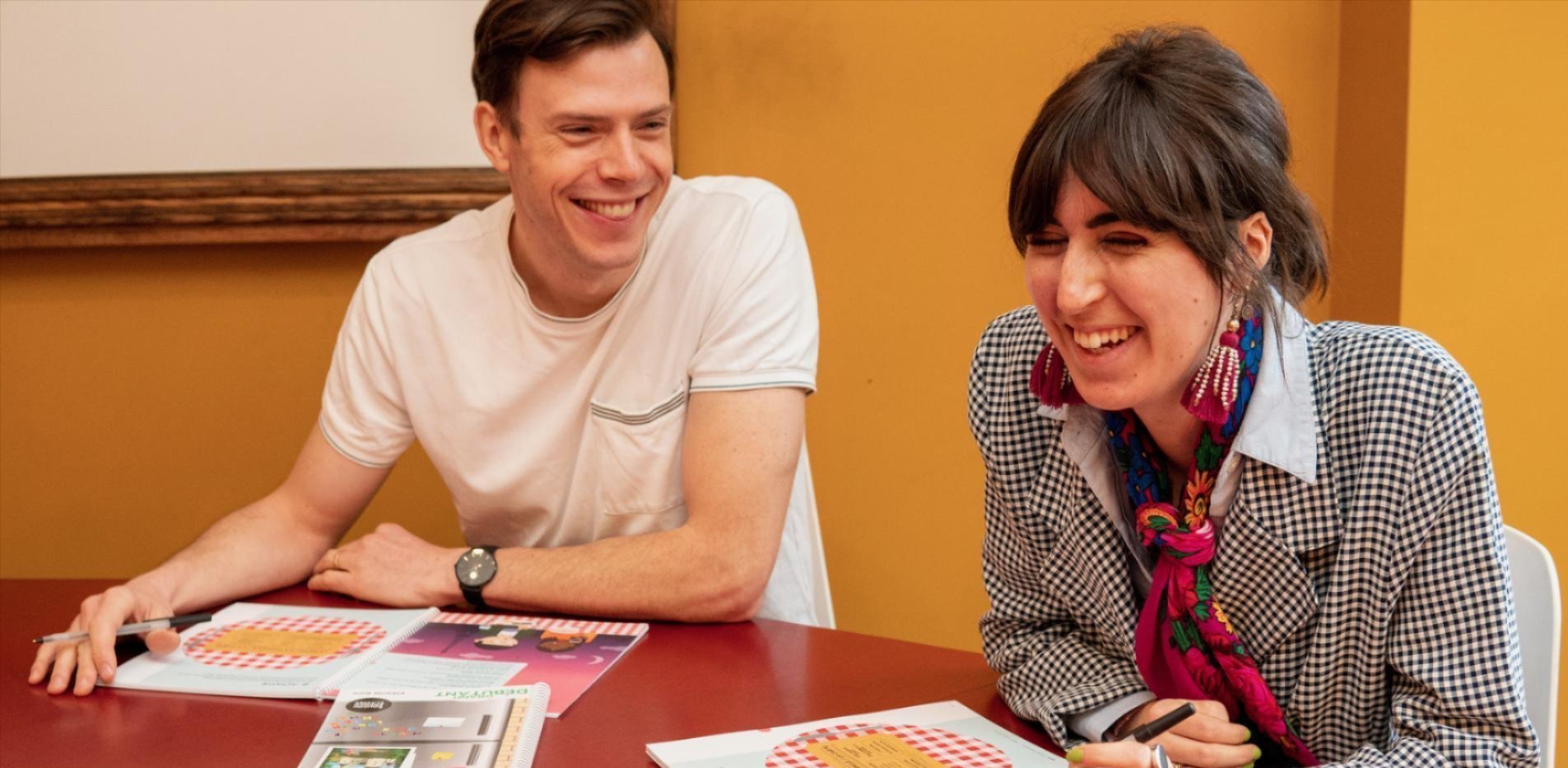 Students taking a Signature Class in NYC