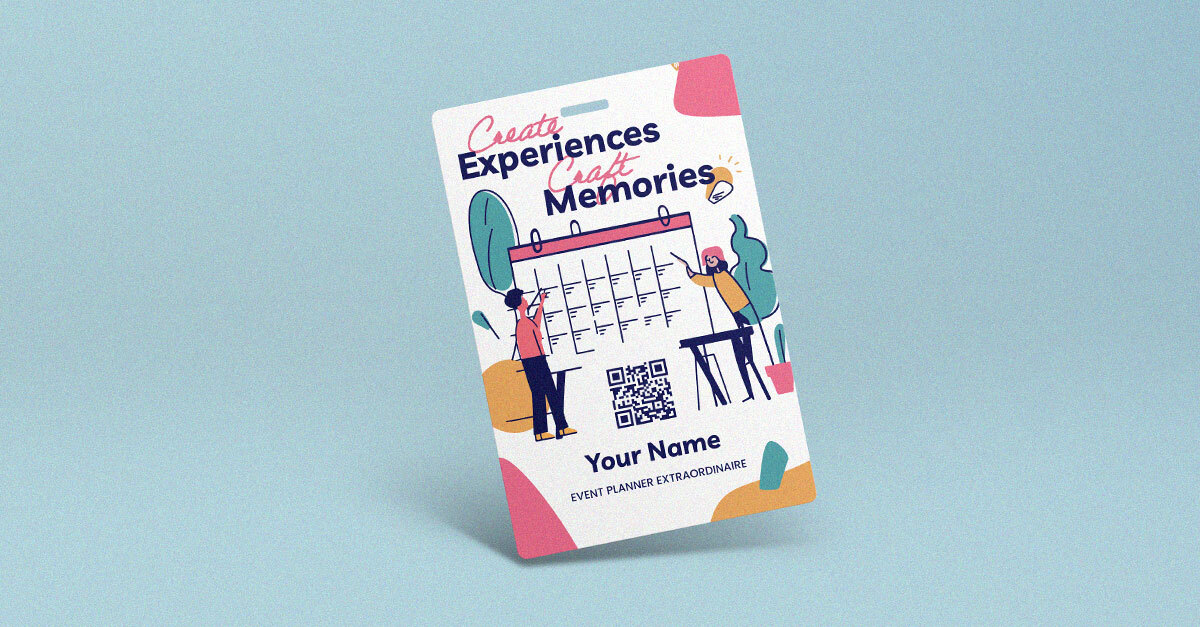 Custom Event Badges, conference lanyards, and badge sleeves for corporate conferences, promotional events, and trade shows within the hospitality and tourism industry.