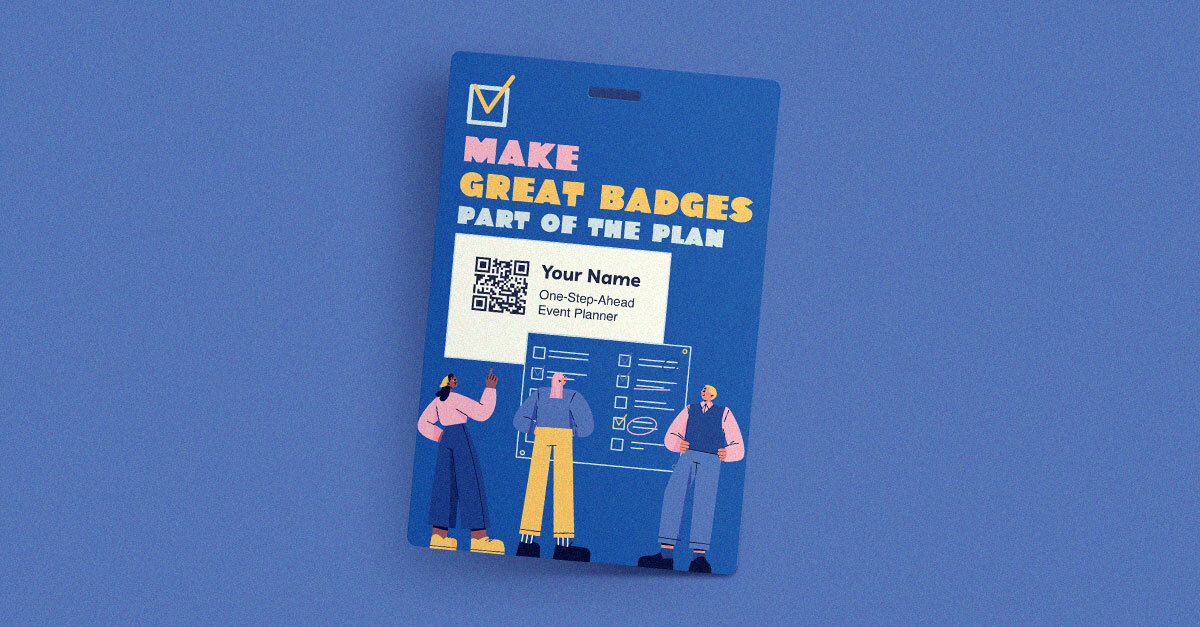 Custom Event Badges, conference lanyards, and badge sleeves for corporate conferences, promotional events, and trade shows within the event management industry.