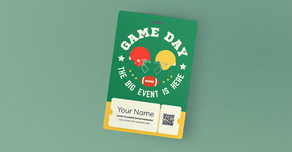 Custom Event Badges, conference lanyards, and badge sleeves for corporate conferences, promotional events, and trade shows within the sports industry.