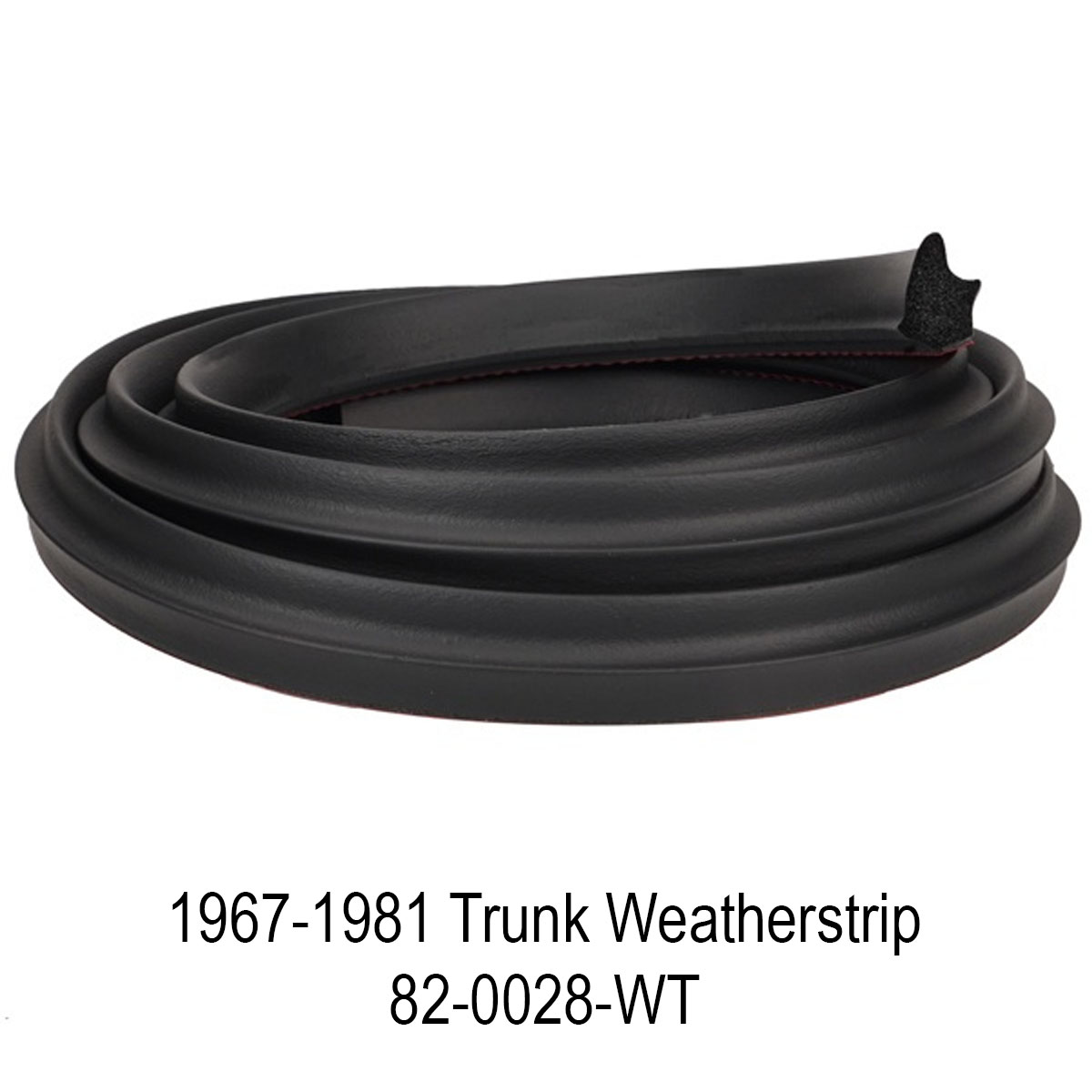 82-0028-WT Peel-N-Stick Trunk Weatherstrip
