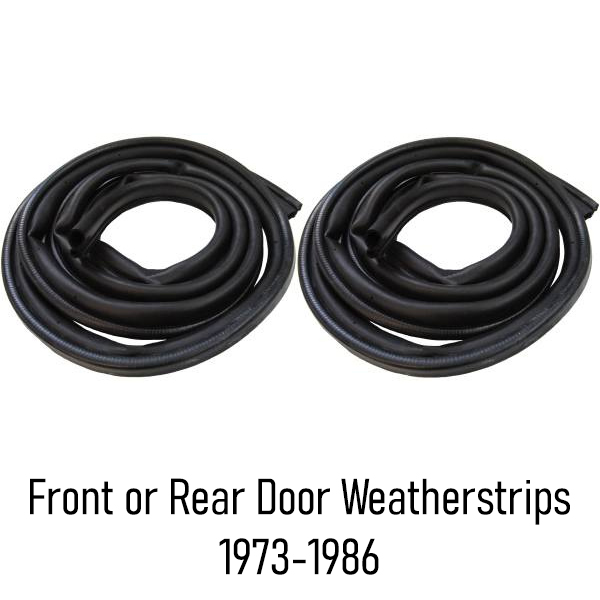 70-1901-72 Front or Rear Door Weatherstrips