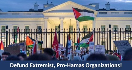 Defund Extremist, Pro-Hamas Organizations!