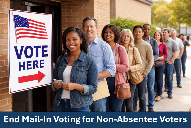 End Mail-In Voting