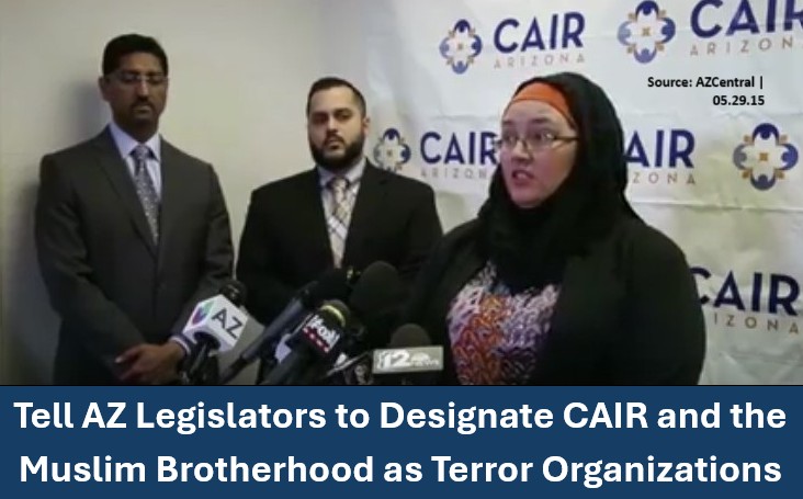 Designate CAIR and MB as Terror Organizations