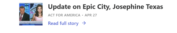 Update on Epic City
