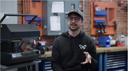 Franko Kosic-Matulic, Machine Shop Coordinator at Formlabs.