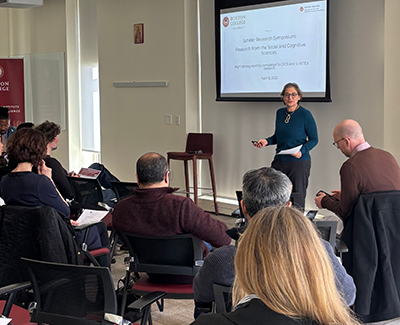 Photo of a classroom lecture