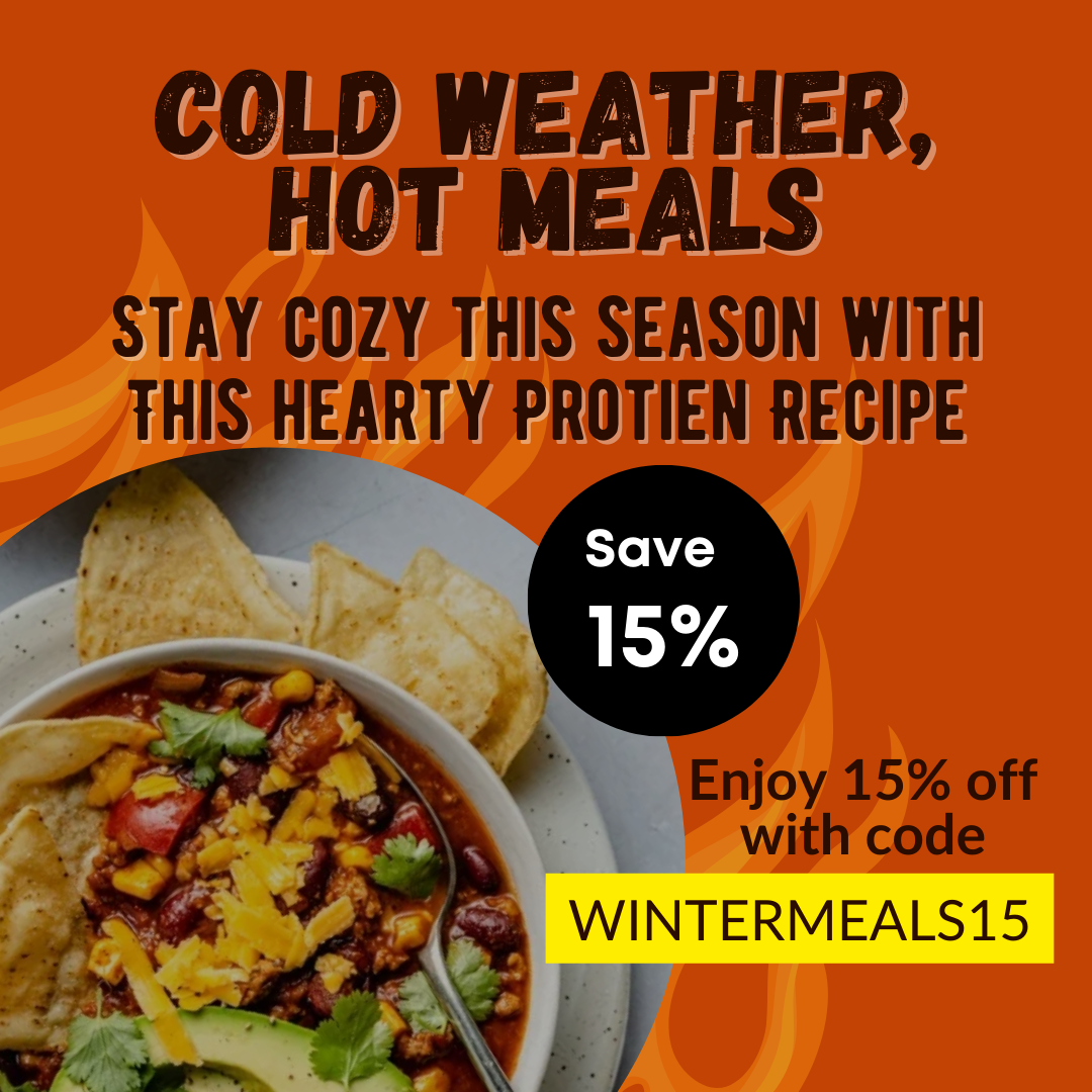 Stay cozy this season with hearty recipes and enjoy 15% off with code WINTERMEALS12.