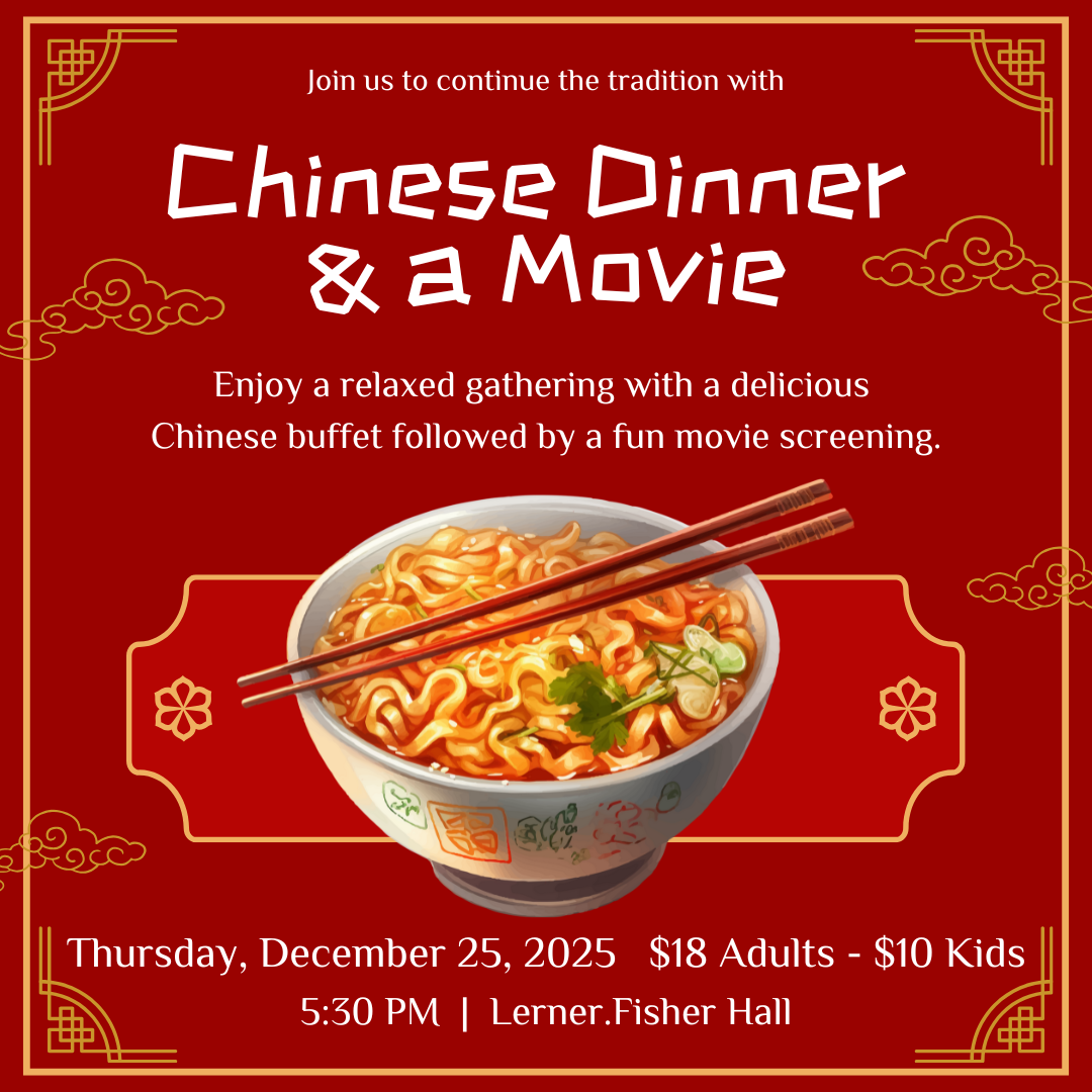 Chinese dinner and movie