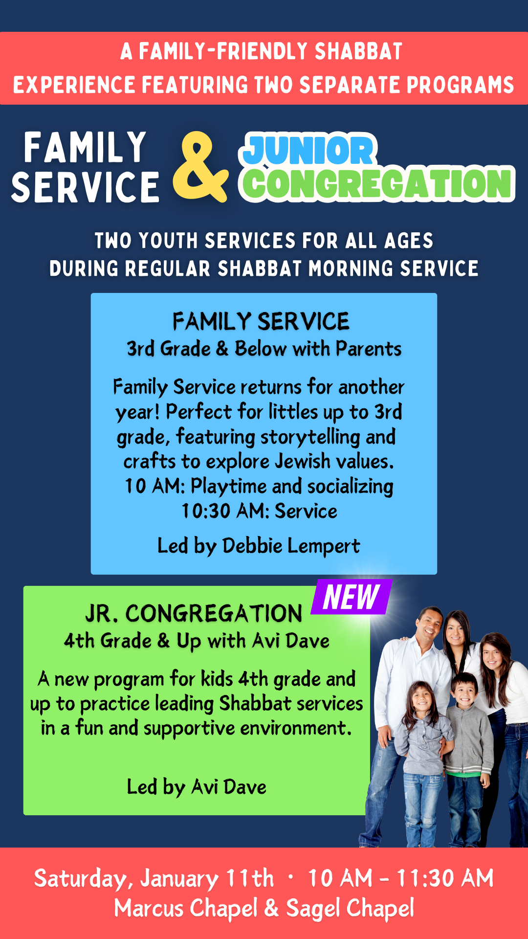 Jr. Congregation - Family Service