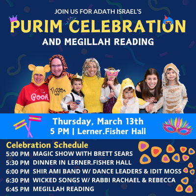 Purim Celebration & Megilla Reading