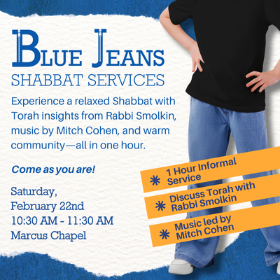 Blue Jeans Shabbat