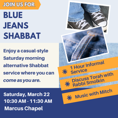 Blue Jeans Shabbat