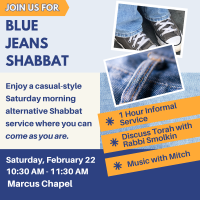 Blue Jeans Shabbat