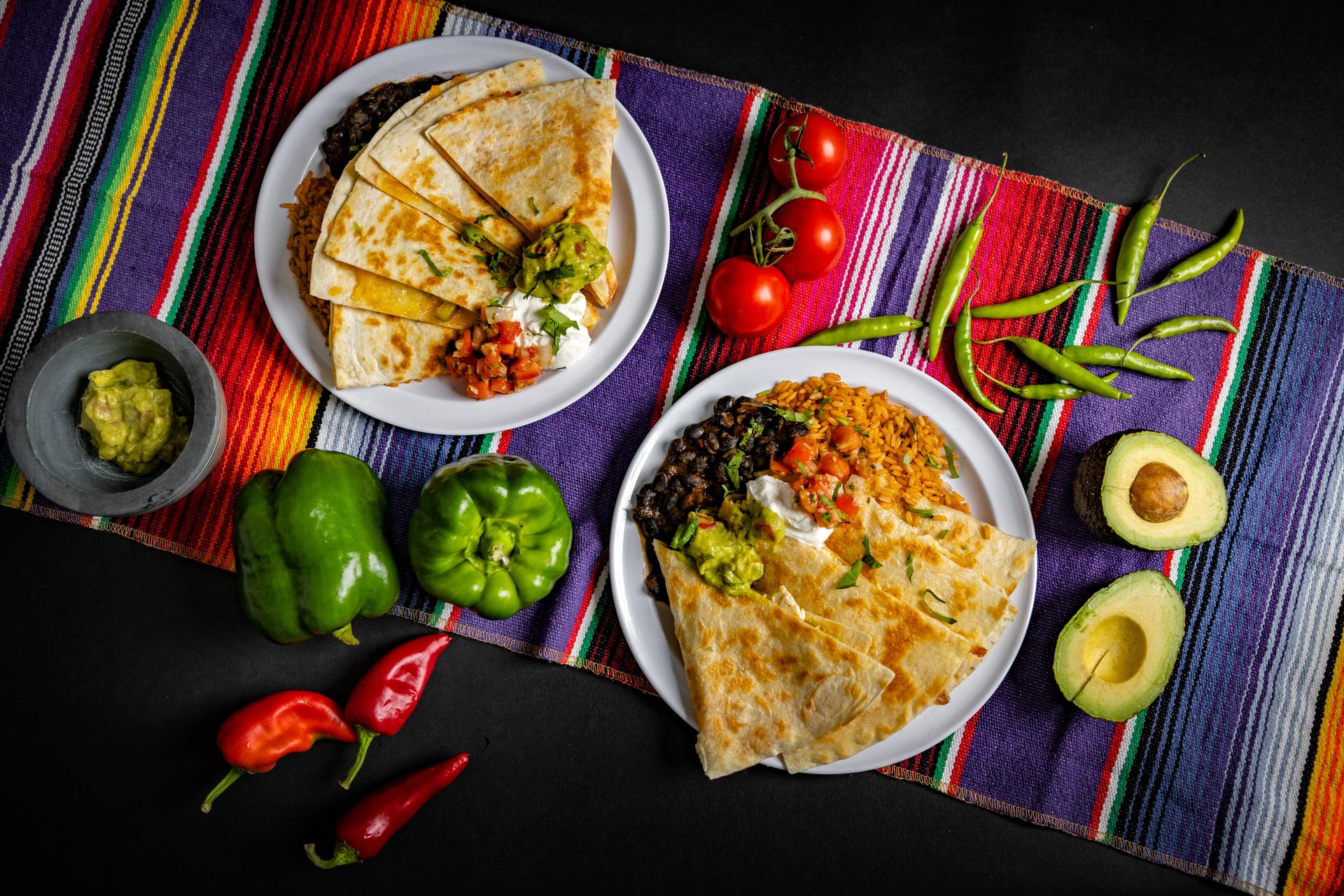 quesadillas