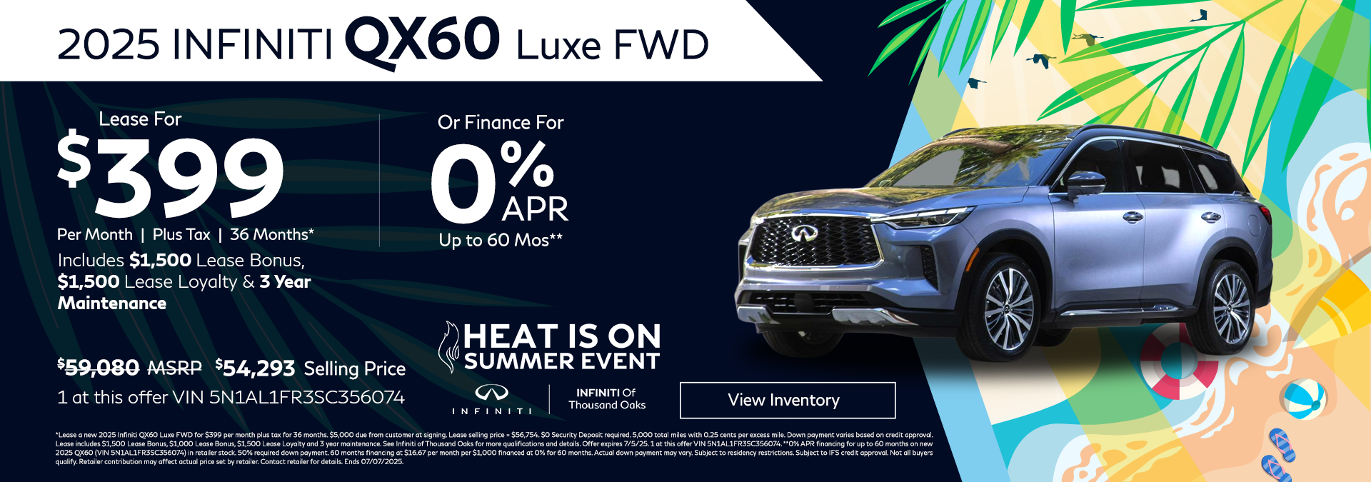 INFINITI Thousand Oaks New Car Specials