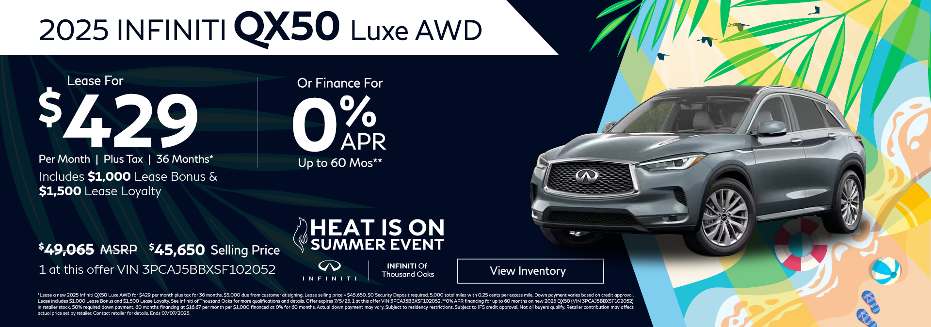 INFINITI Thousand Oaks New Car Specials