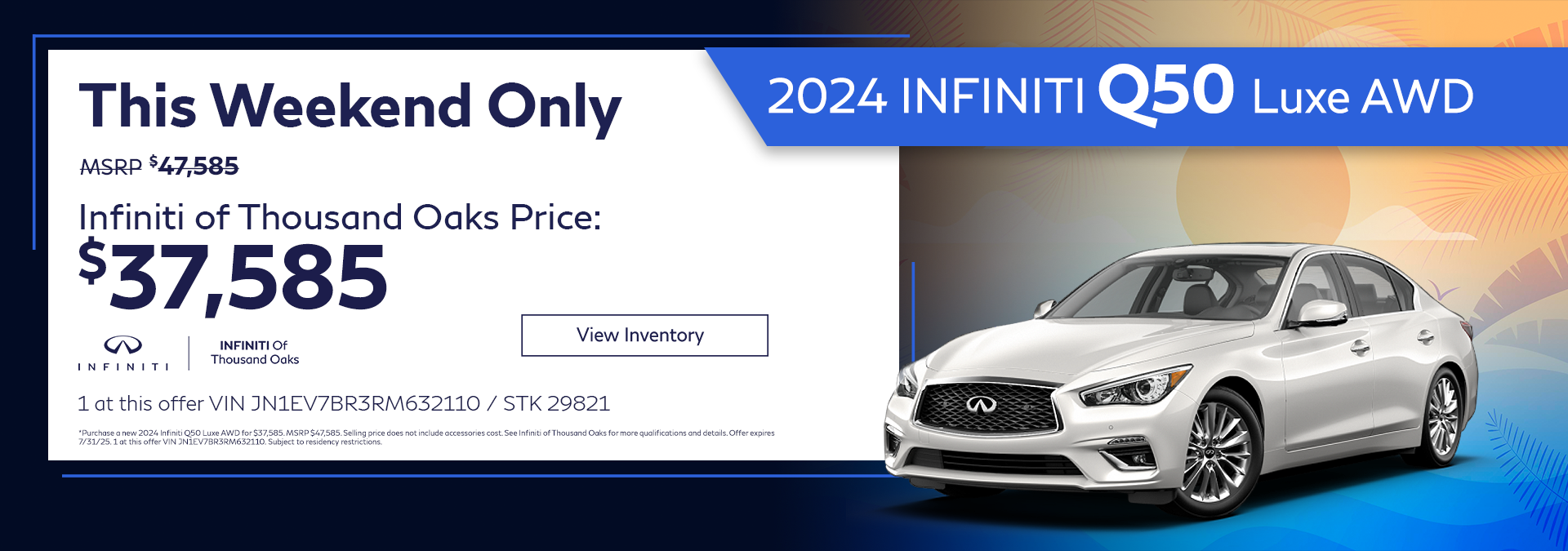 Infiniti Thousand Oaks New Car Specials