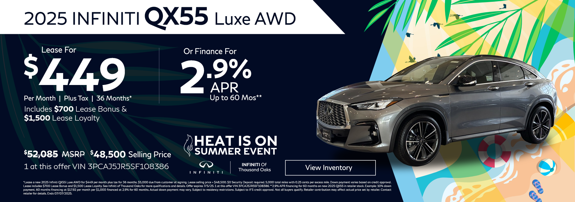 INFINITI Thousand Oaks New Car Specials