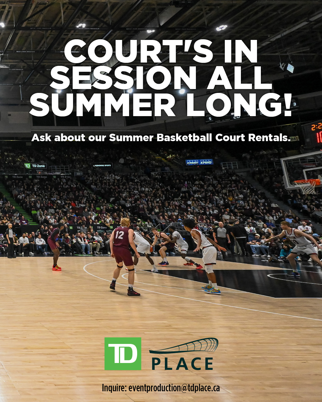 Basketball court rentals