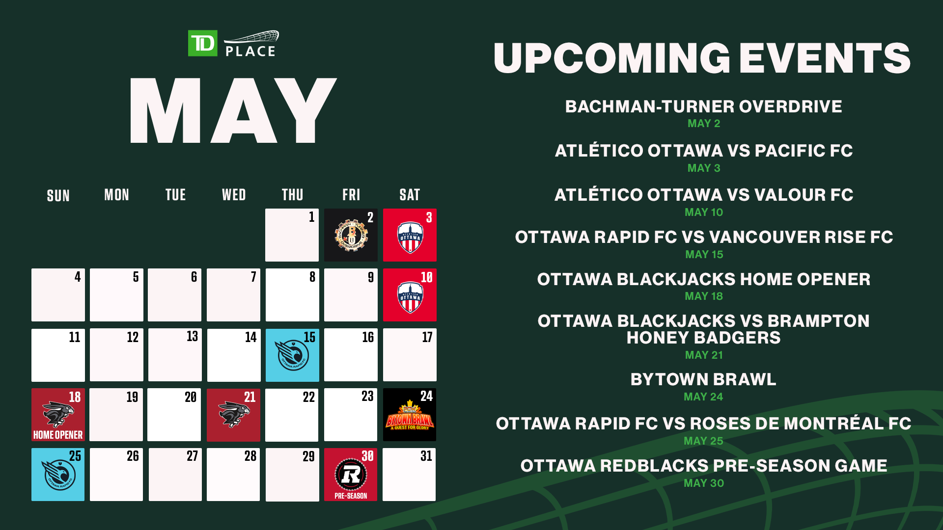 May Calendar