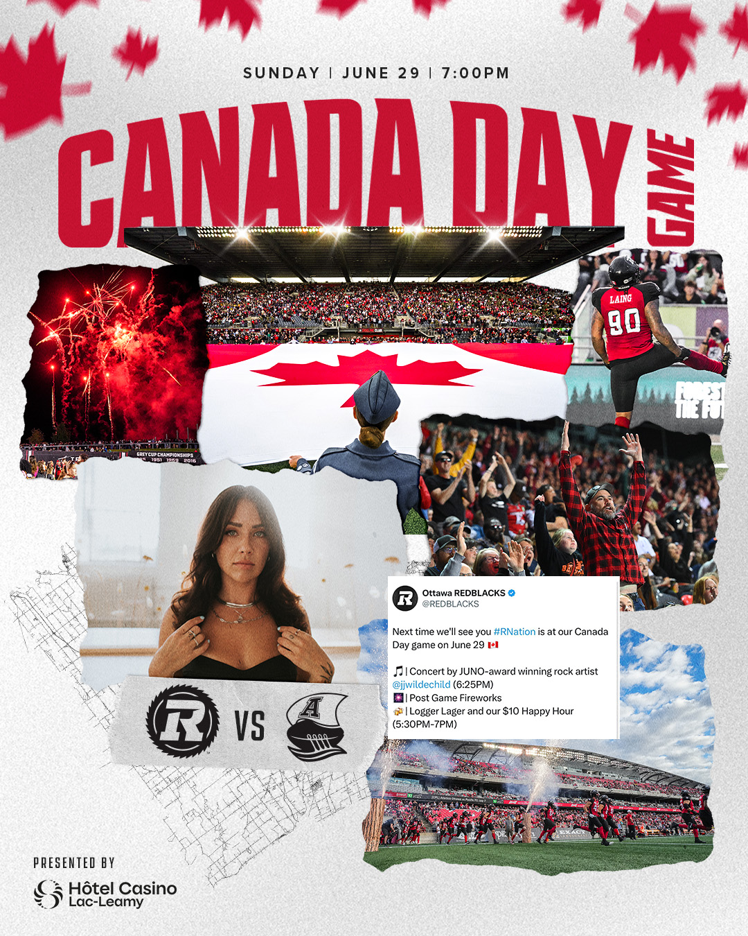 Canada day game graphic
