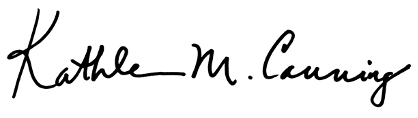 Kathleen Canning signature