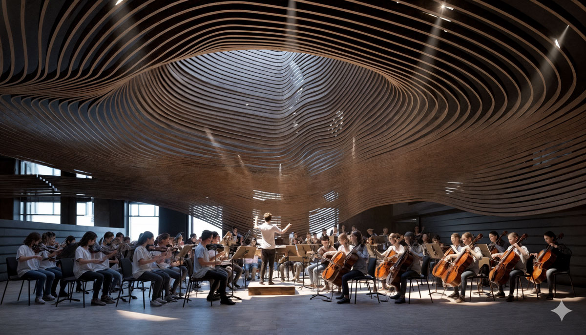 The Main Rehearsal and Performance Space 