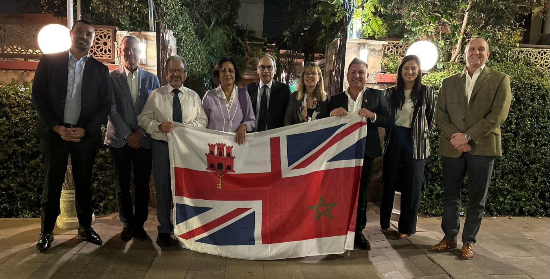 Most interesting and useful working dinner in Rabat as guest of U.K. Ambassador Simon Martin and Sophie Martin, with Roving Ambassador for the Kingdom of Morocco S.E.M. Lalla Assia Bensalah Alaoui, and other colleagues including Steven Marin of the Gibraltar Morocco Business Association. Recognising a shared past and exploring great ideas for the future.