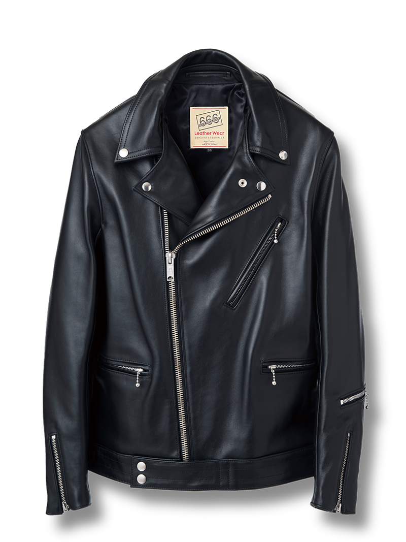 666 ライダースジャケット LJM-12 34 LJM-12TF タイトフィット 70'sパンクスタイル ライダースジャケット