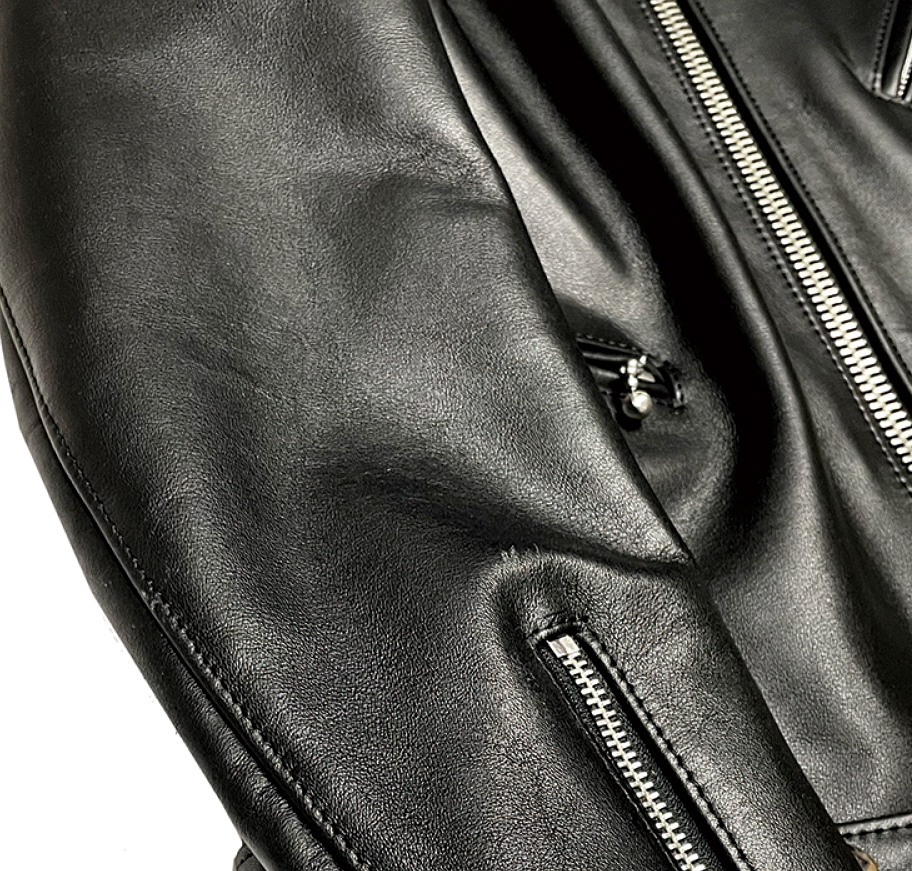 LJM-8TF タイトフィットフロントフラップ ライダースジャケット｜『666