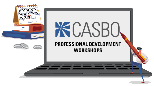 CASBO Professional Development workshop graphic