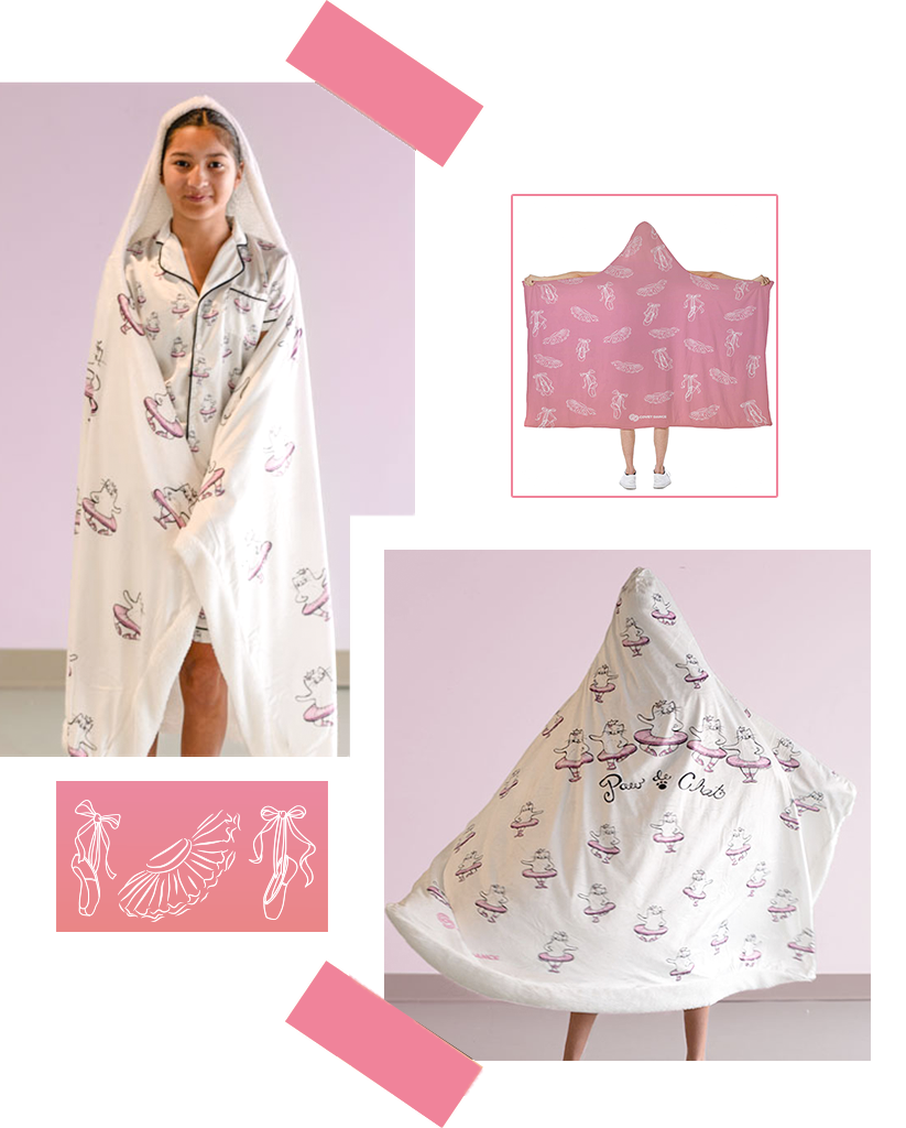 Hooded Blankets for Dancers