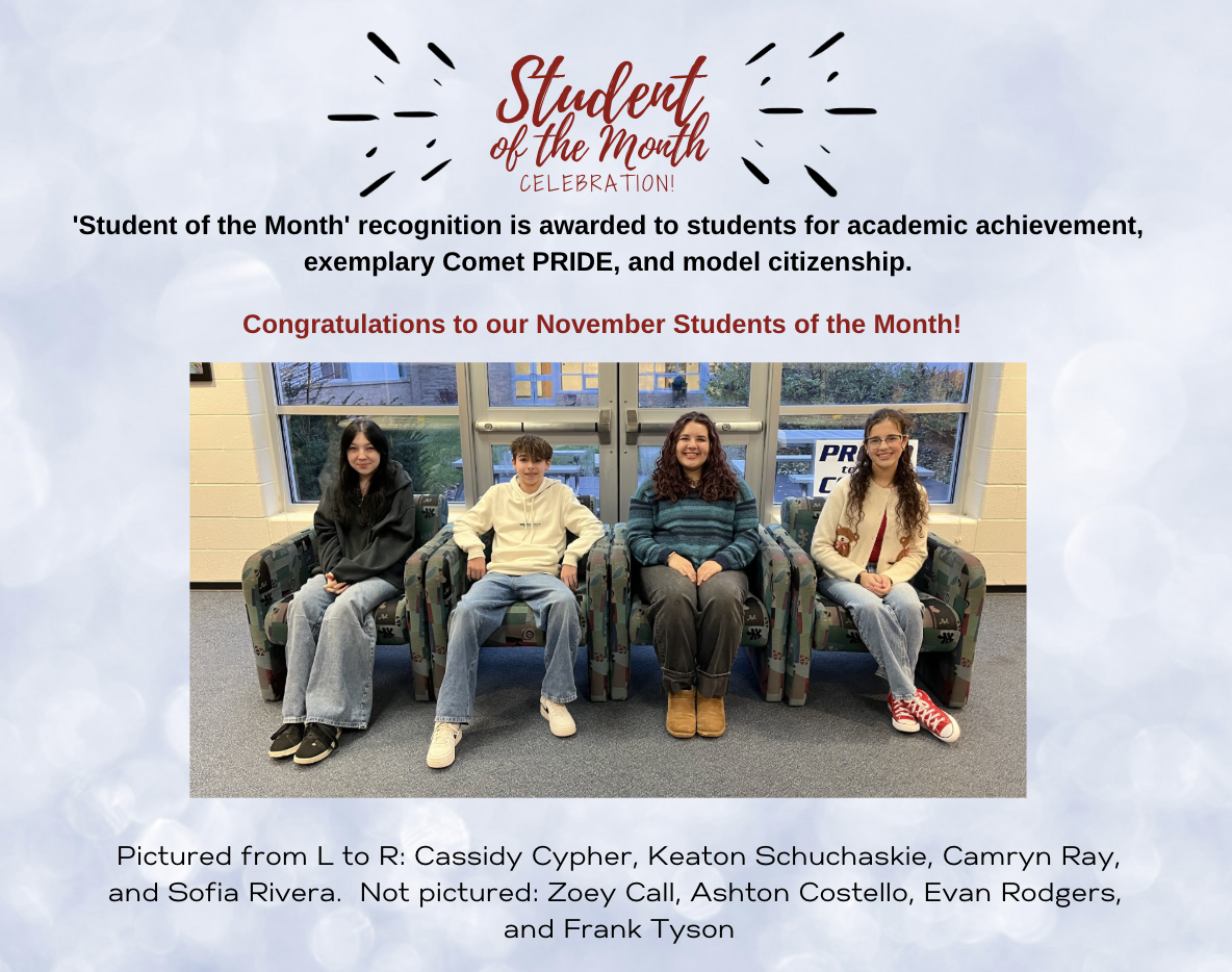 Picture of November Students of the Month
