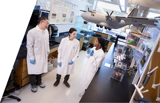 Students in a lab