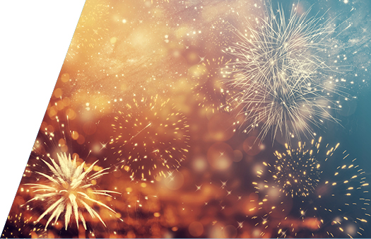 Sparklers against a dark background