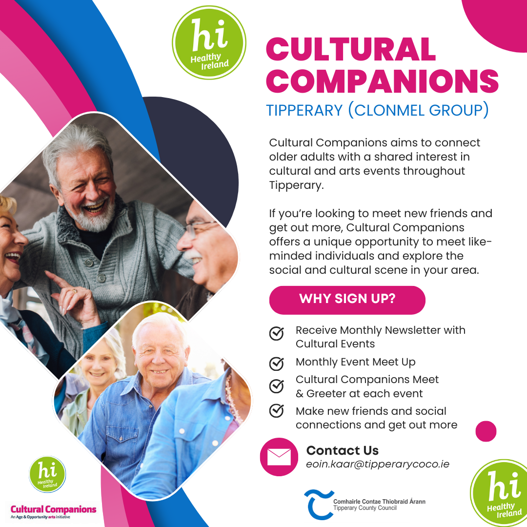 Cultural Companions poster details are in text below