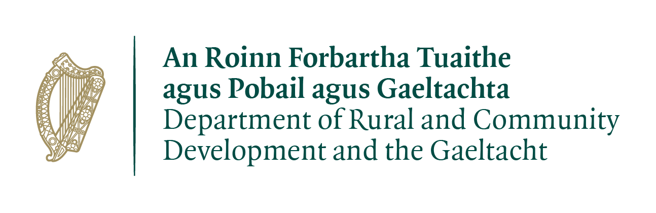 Department of Rural and Community Development and the Gaeltacht logo 