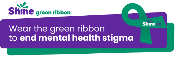 Shine Green Ribbon Logo